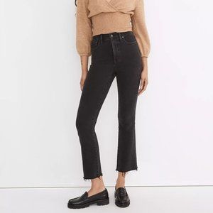 Madewell Cali Demo Boot Jeans in Bayland Wash: Raw-Hem Edition 28